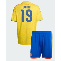Camiseta Colombia Rafael Santos Borre #19 Primera Equipación Replica Mundial 2026 para niños mangas cortas (+ Pantalones cortos)